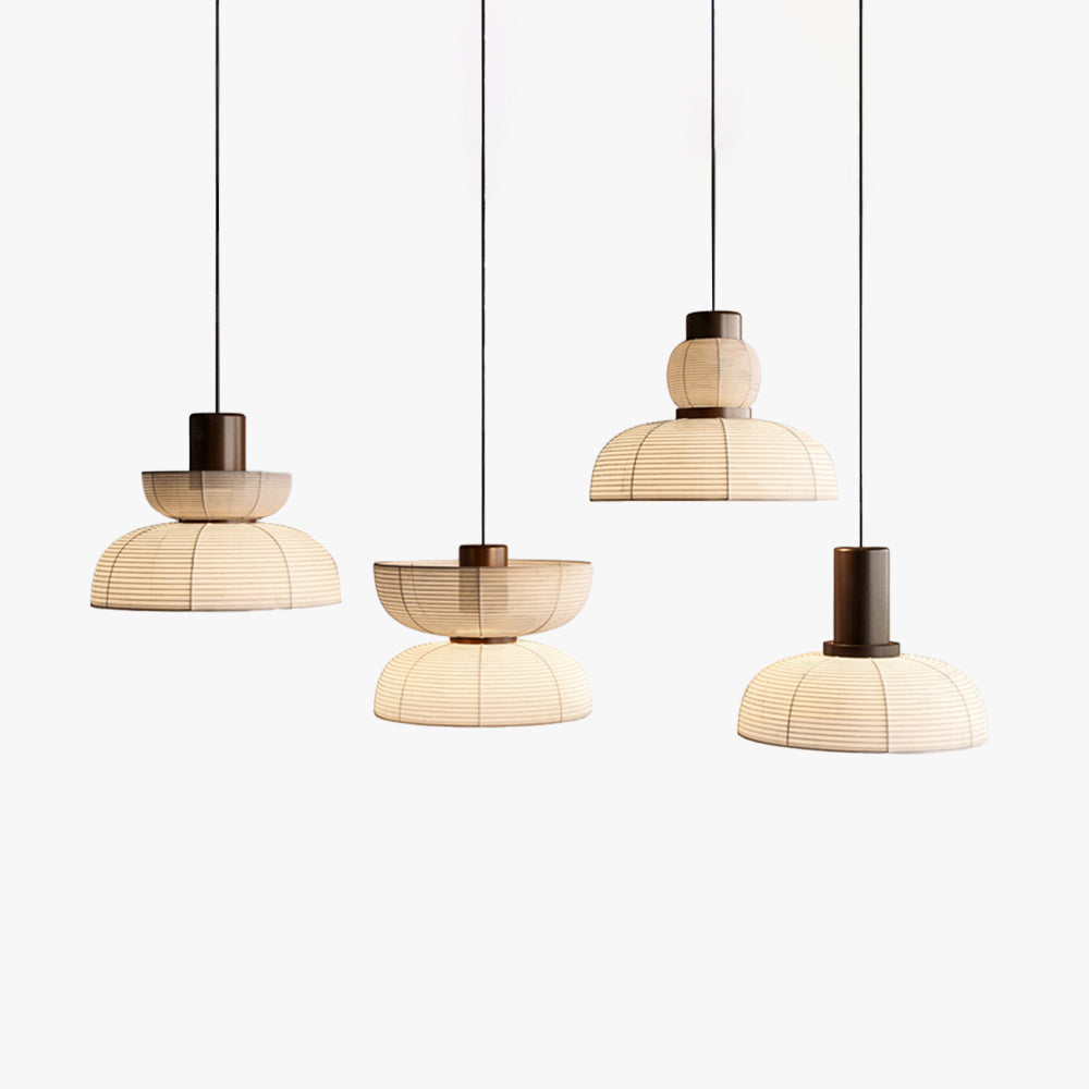 Image showcasing Renée pendant lamp 4 style, gauze fabric